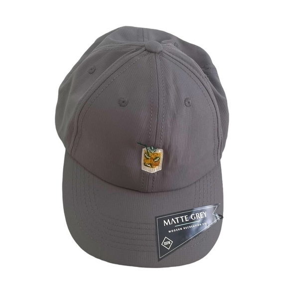 NWT Matte Grey Modern Recreation Julep Low Pro Unisex Golf Hat Athletic Cap - Picture 1 of 5